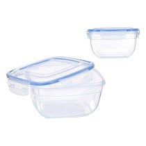 Lunch box Leknes 30104 Transparent polypropylene 1,5 L 17 x 10 x 17 cm