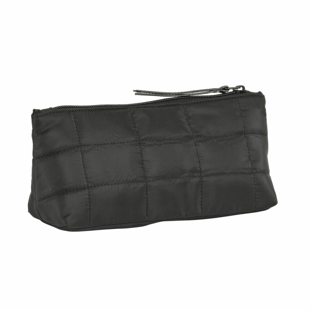 School Toilet Bag Moos Negro Padded Black 23 x 12 x 8 cm