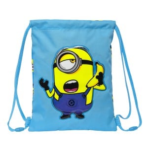 Sac à dos serré par des ficelles Minions Minionstatic Bleu 26 x 34 x 1 cm