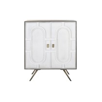 Sideboard DKD Home Decor Grey Golden White Brass Mango wood (93 x 41 x 114 cm)