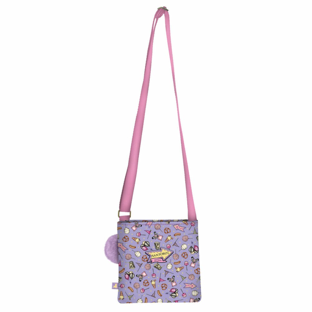 Shoulder Bag Gorjuss First prize Lilac (21 x 20 x 1.5 cm)