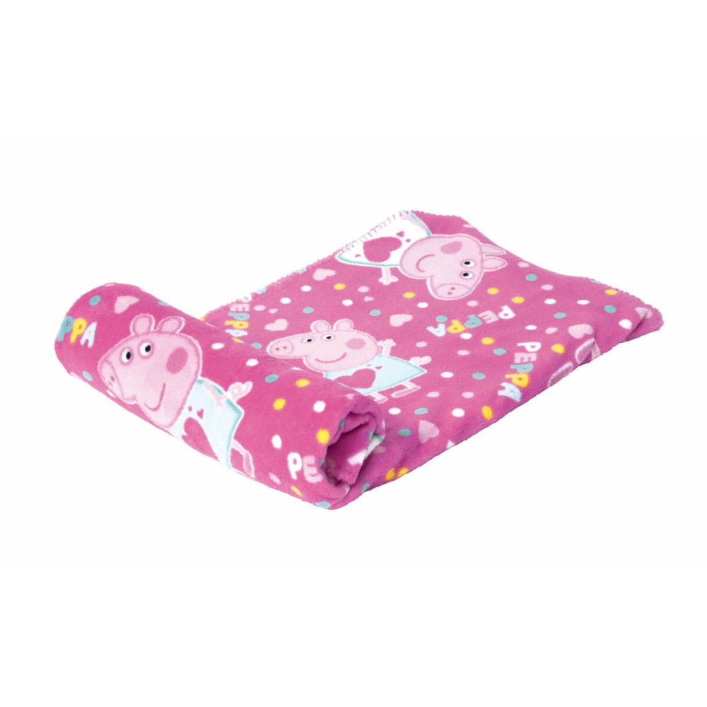 Couverture Peppa Pig Cosy Corner Rose (95 x 150 cm)