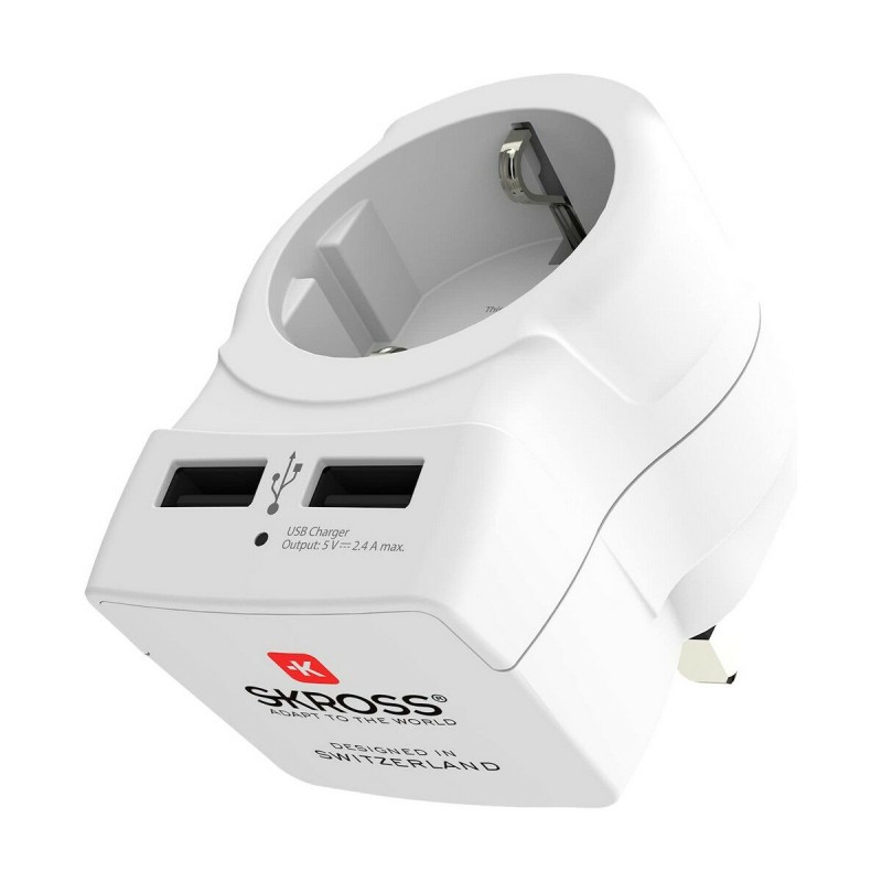 Netzadapter Skross 1500280 USB x 2 Europäisch United Kingdom