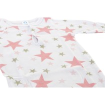 Set of clothes DKD Home Decor Blue Pink 0-6 Months Stars (7 Pieces) (2 Units)