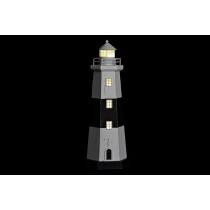 Décoration lumineuse DKD Home Decor 16 x 14 x 42 cm Bois Phare