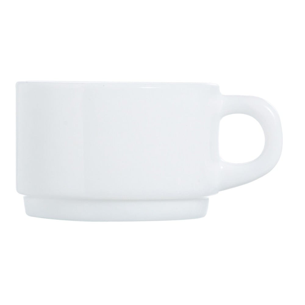 Tasse Luminarc Apilable Empilable Blanc verre 280 ml (6 Unités) (Pack 6x)