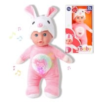 Baby Doll Reig 30 cm Rabbit Fluffy toy Pink (30 cm)