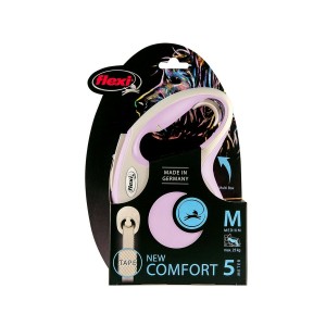 Laisse pour Chien Flexi New Comfort Rose Taille XS (3 m)