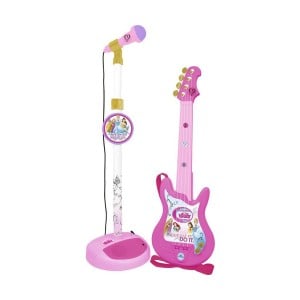 Guitare pour Enfant Disney Princess Microphone Rose Princesses Disney