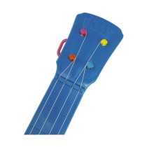 Baby Guitar Reig Party 4 Cords Blue White