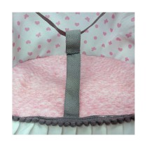 Chair for Dolls Reig Umbrella White Pink Spots