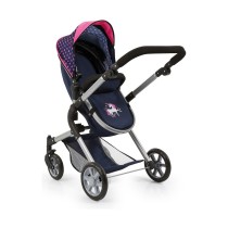 Poussette pour poupées Reig Combi Neo Pro Blue marine 63 cm