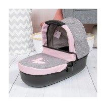 Puppenwägelchen Reig Stule Pram Grau 63 cm