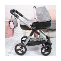 Doll Stroller Reig Stule Pram Grey 63 cm