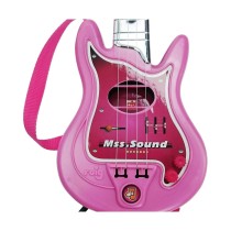 Guitare pour Enfant Reig Microphone Rose