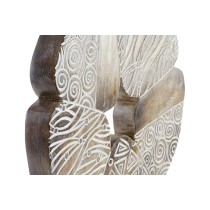 Figurine Décorative DKD Home Decor Blanc Marron Abstrait 40 x 10 x 51 cm