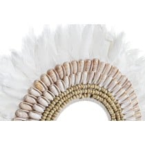 Figurine Décorative DKD Home Decor Fer Plume (50 x 12,5 x 59 cm)