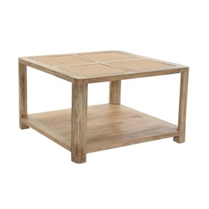 Tischdekoration DKD Home Decor Hellbraun Mango-Holz 76 x 76 x 45 cm