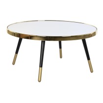 Table Basse DKD Home Decor Glamour Doré Argenté Acier Miroir 82,5 x 82,5 x 40 cm