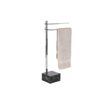 Free-Standing Towel Rack DKD Home Decor Silver MDF Steel (45 x 21 x 80 cm)