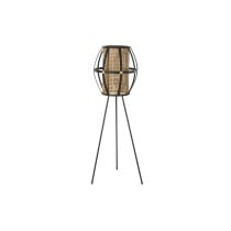 Floor Lamp DKD Home Decor Brown Black Metal Bamboo 50 W 220 V 38 x 38 x 119 cm