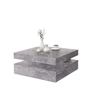 Table d'appoint Gris clair (78 x 78 x 35,4 cm)