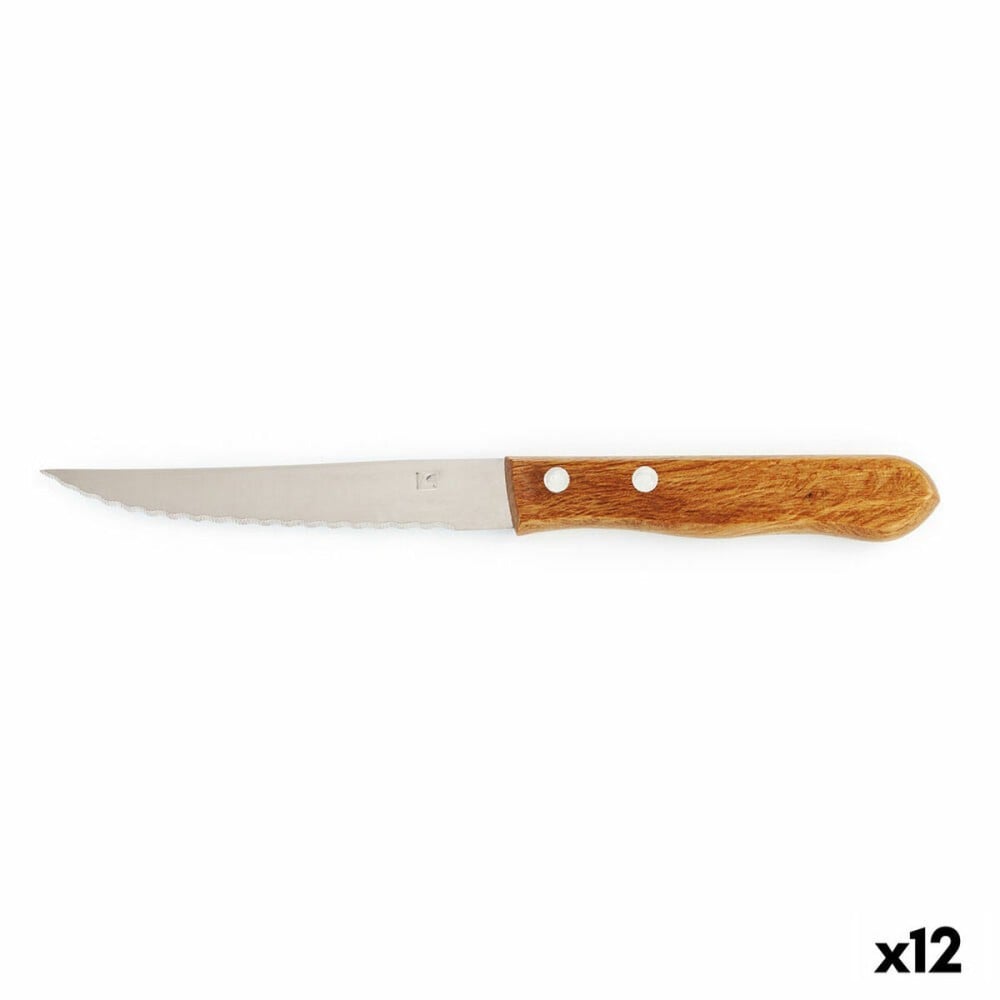 Fleischmesser Amefa Steak Madera Stahl Metall 12 Stück 20,5 cm (Pack 12x)