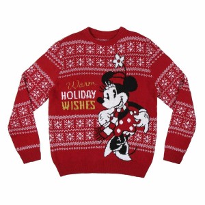 Damen Pullover Minnie Mouse Rot