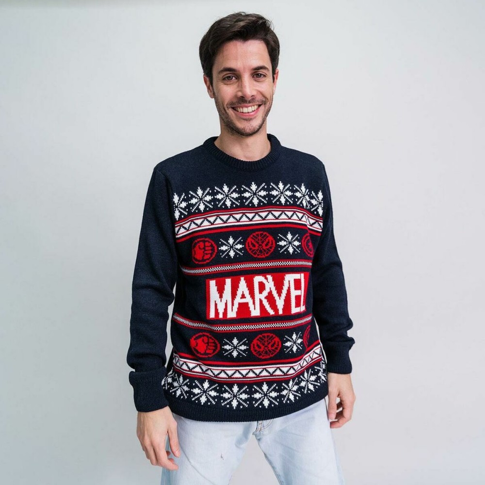 Unisex Pullover Marvel Dunkelblau