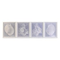 Painting DKD Home Decor Crystal Snail 50 x 2 x 60 cm 50 x 60 x 2,5 cm (4 Pieces)