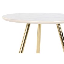 Jeu de 2 tables DKD Home Decor Blanc Noir Doré 46 x 46 x 45 cm