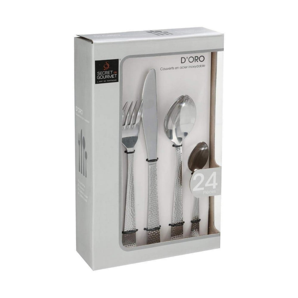 Besteck Secret de Gourmet D'ORO INOX 24 Stücke