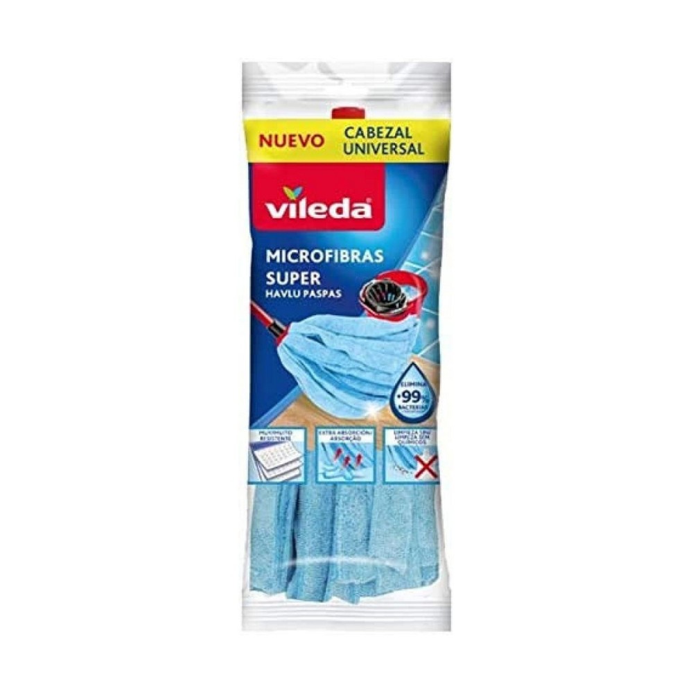 Mikrofaser Mopp Vileda Blau Mikrofasern