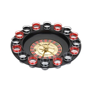 Jeu à boire Casino Roulette ‎90267 18 pcs verre