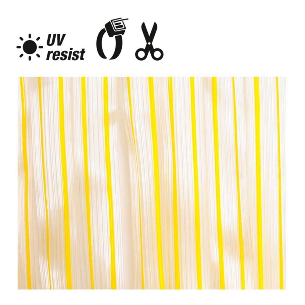 Curtains EDM 75954 75954 Yellow polypropylene Tapes 90 x 210 cm