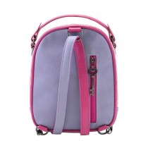 Rucksack Gorjuss Cheshire cat Rosa Mini Lila (18,8 x 22 x 10,2 cm)