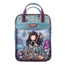 Rucksack Gorjuss Curiosity Grau grün (27 x 10 x 37 cm)