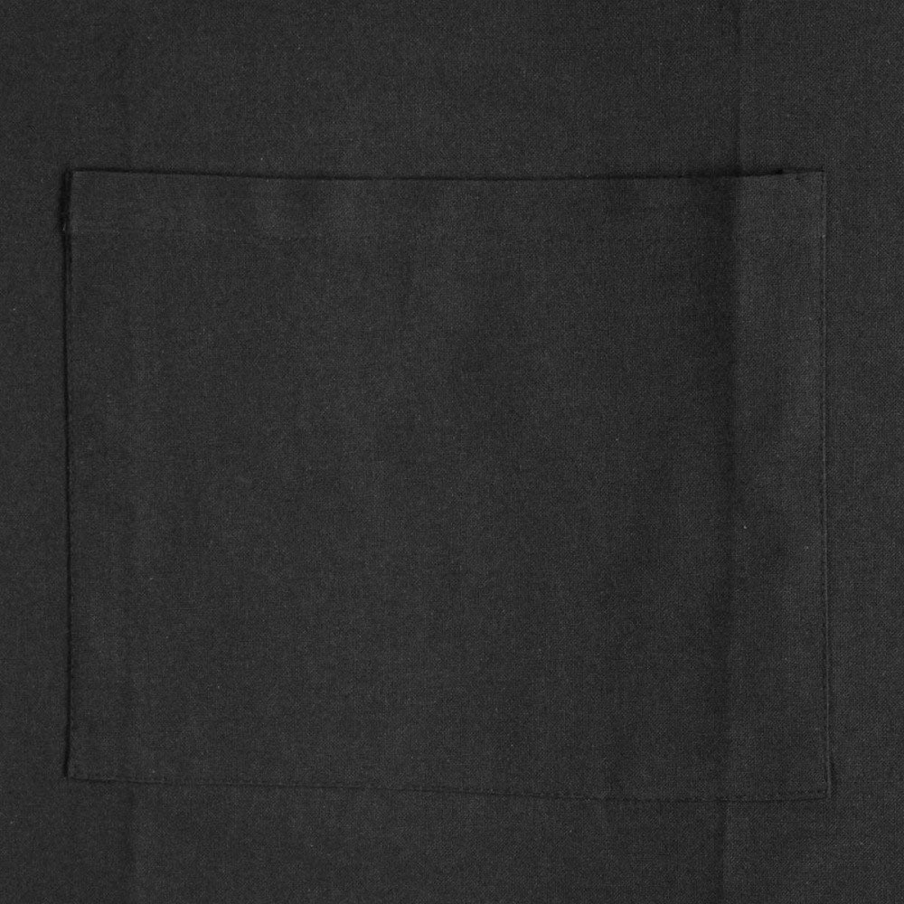 Apron with Pocket Atmosphera Black Cotton (60 x 80 cm)