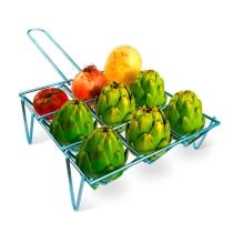 Vegetable Grill EDM 33,5 x 25 cm Metal Chrome