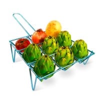 Vegetable Grill EDM 33,5 x 25 cm Metal Chrome