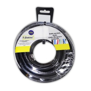 Koaxial-TV-Antennenkabel EDM 28313 Schwarz 20 m 2 x 1,5 mm