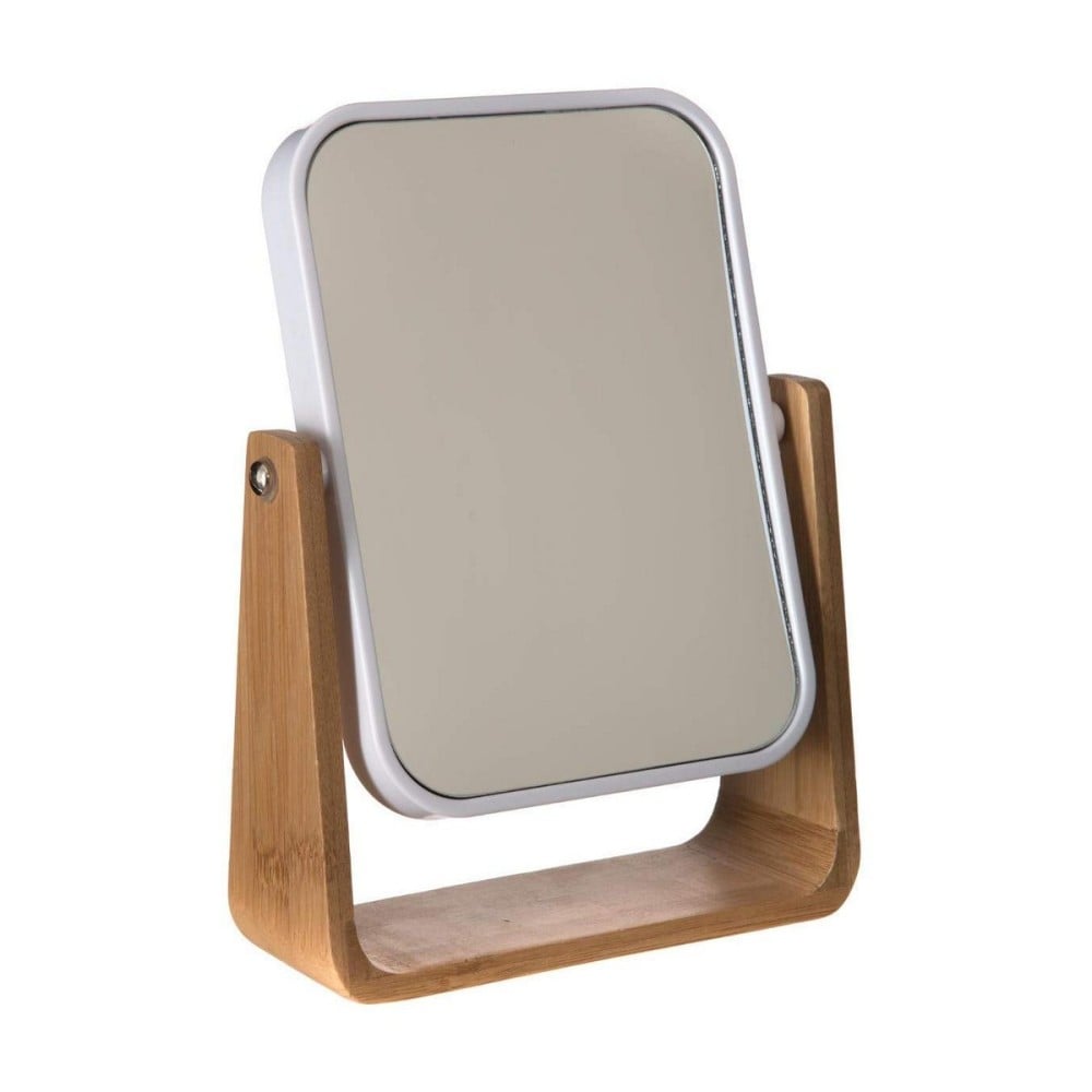 Mirror with Mounting Bracket Natureo White 22 x 16 x 6 cm