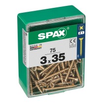 Schraubenkasten SPAX Yellox Holz Flacher Kopf 75 Stücke (3 x 35 mm)