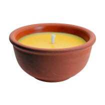 Candle ø 13 x 6,5 cm Citronela