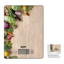 balance de cuisine EDM 07527 Marron Bois 5 kg