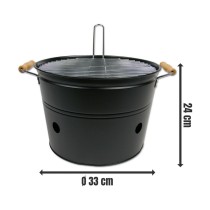 Barbecue Portable Zinc ø 32 cm