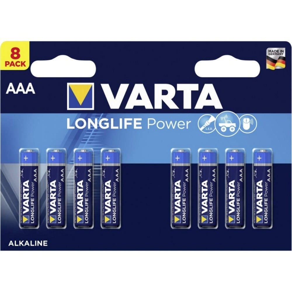 Batterien Varta Long Life Power 1,5 V AAA LR3 LR03