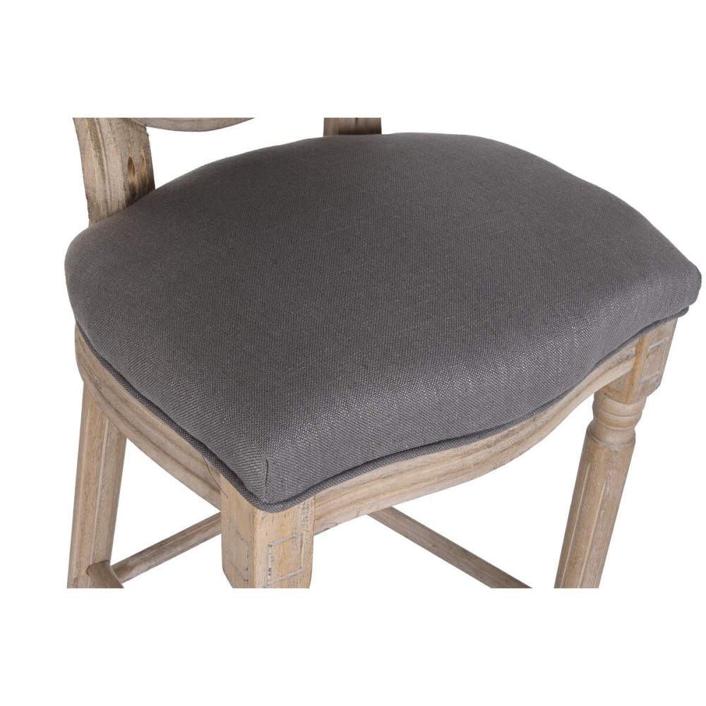 Stool DKD Home Decor Dark grey Fir 48 x 54 x 118 cm