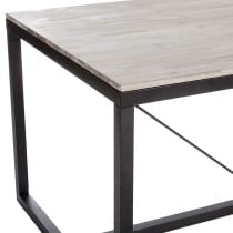 Table de Salle à Manger Atmosphera Edena Naturel Marron Bois d'acacia (180 x 90 x 75 cm)