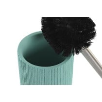 Brosse de salle de wc DKD Home Decor Ciment Acier inoxydable Vert 10 x 10 x 36 cm